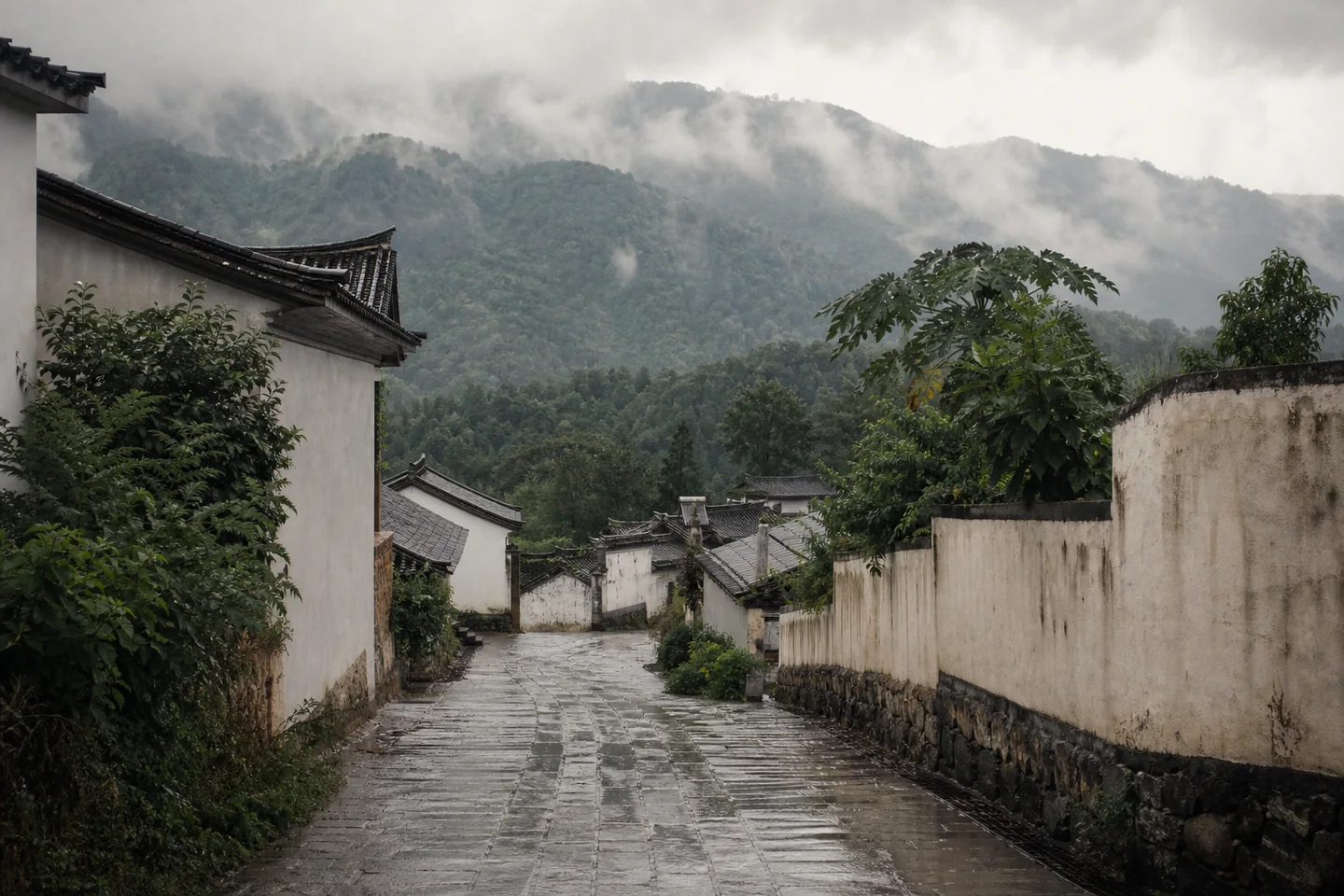 雨停以后去走路